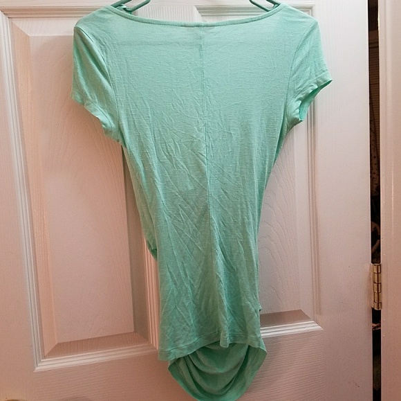 Candies Mint Wrap Top - Picture 2 of 2